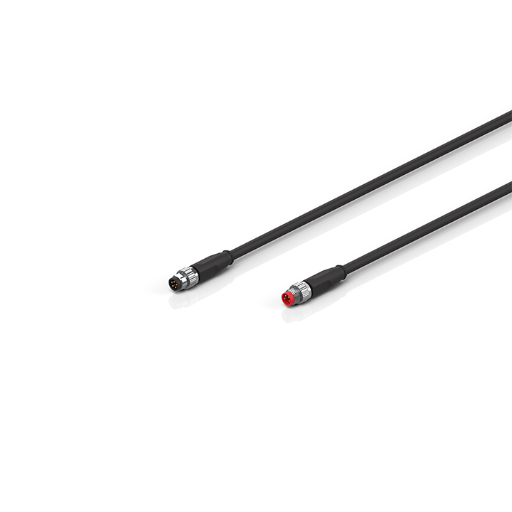 ZK2080-4131-0xxx | Кабель двигателя/датчика, полиуретан, 5В x В 0,34В мм², подходит для буксирной цепи