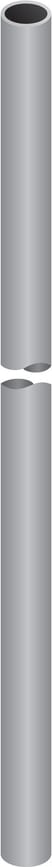 Altech IKAM04 - Aluminum Pole w/Base for Tower Light IF Series, 500 mm