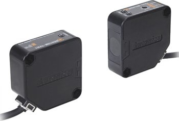 Autonics BEN10M-TDT Photoelectric Sensor, Through Beam, Light and Dark On, NPN and PNP Output, 12-24 VDC