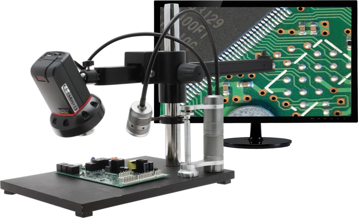 Aven Tools BD-26800B-556-401 - Digital Microscope Cyclops 2.0 with 4x Lens On Ultra Glide Stand