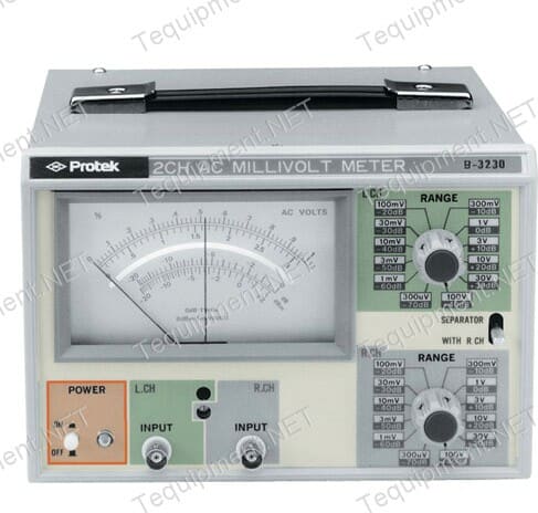 Protek B3230 Dual Input AC Millivolt Meter