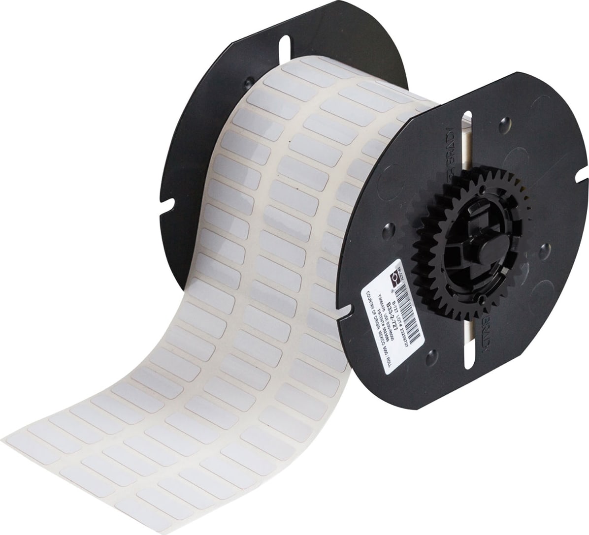Brady B33-2-797 Labels, High Temperature, Glossy, Polyimide, 0.25 x 0.9, 5000/RL, 3/Row