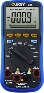 OWON B35T Digital Multimeter with Bluetooth (Android)