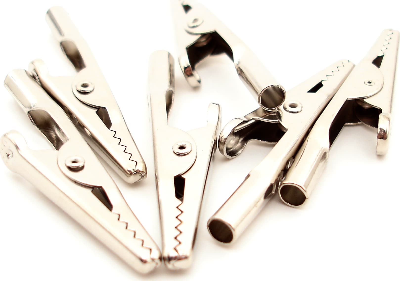 Botron B9841 - Alligator Clips with Standard Banana Plug Connection, 20 Pack