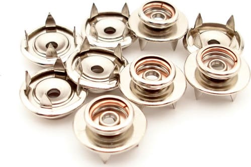 Botron B9868 - Push and Clinch Snaps - 10mm Socket, Pack of 20