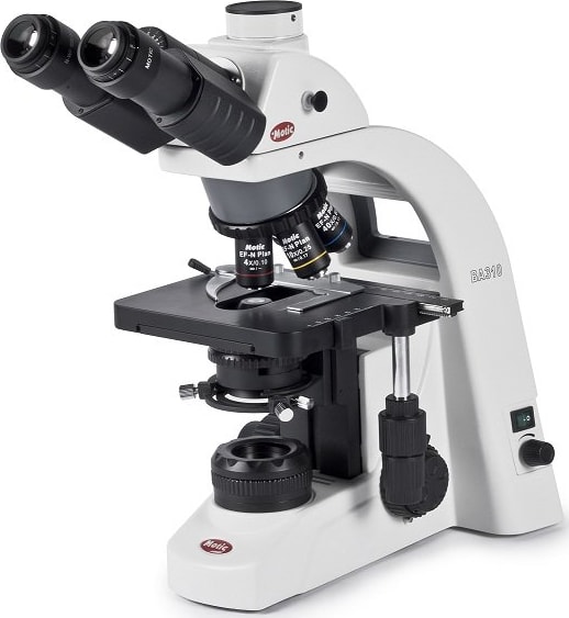 Motic BA310 Trinocular Compound Microscopes - Type (Microscopes): Compound, Body Style: Trinocular, Illumination Type: Halogen