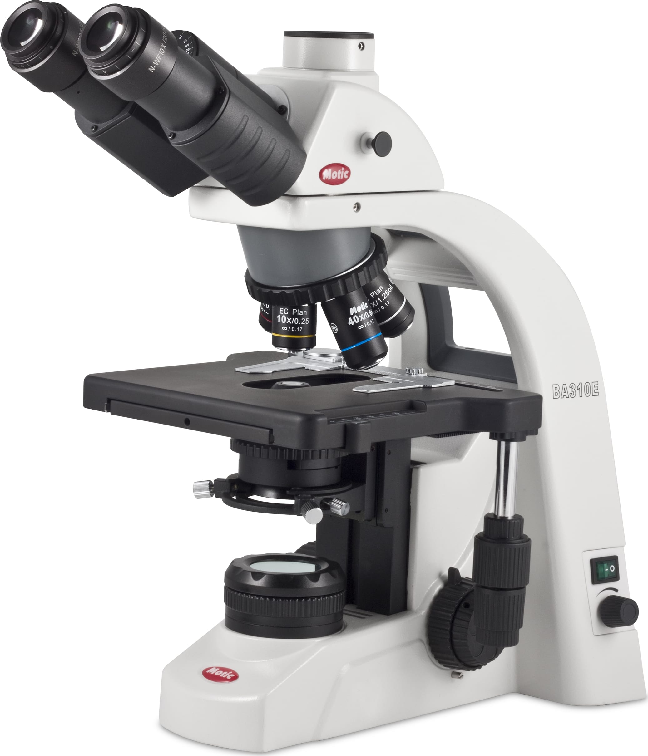 Motic BA310E LED Tri Low Temp Compound Microscopes - Type (Microscopes): Compound, Body Style: Trinocular, Illumination Type: LED