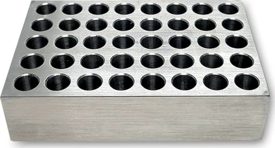Benchmark IPD9600-1520 - Adapter for 40 x 2ml Tubes, Set of 2, Aluminum