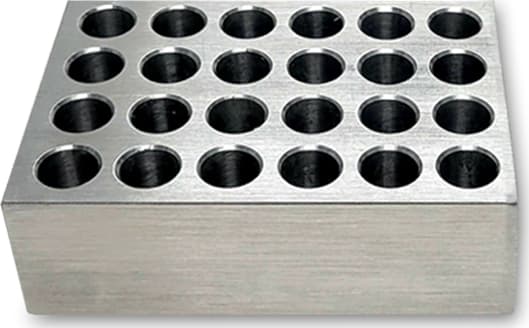 Benchmark IPD9600-48 - Adapter for 48/4ml PC or PE Vials, Set of 2, Aluminum