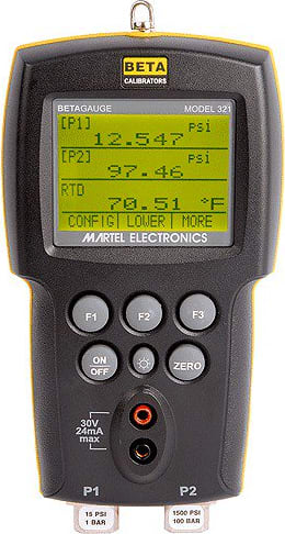 Martel BetaGauge 321 Advanced Pressure Calibrator 1919276