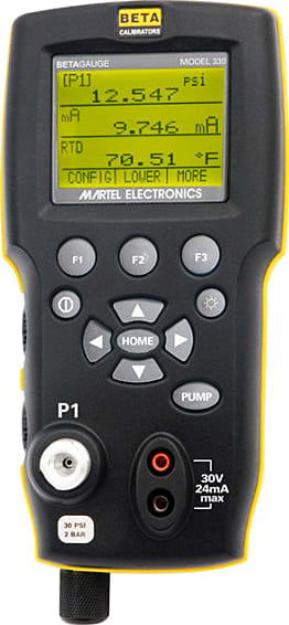 Martel Electronics BetaGauge 330-150 PSI Integral Electric Pump Pressure Calibrator