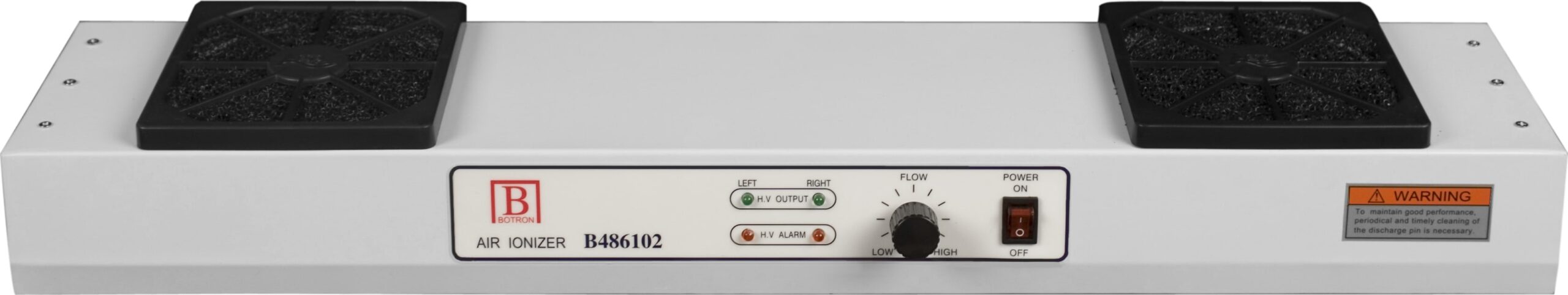 Botron B486102 - Two Fan, High Frequency Overhead Ionizer