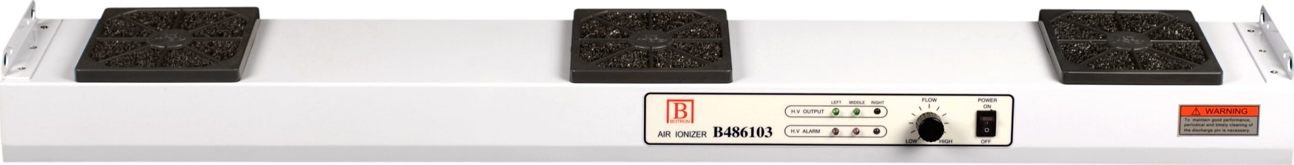 Botron B486103 - Three Fan, High Frequency Overhead Ionizer