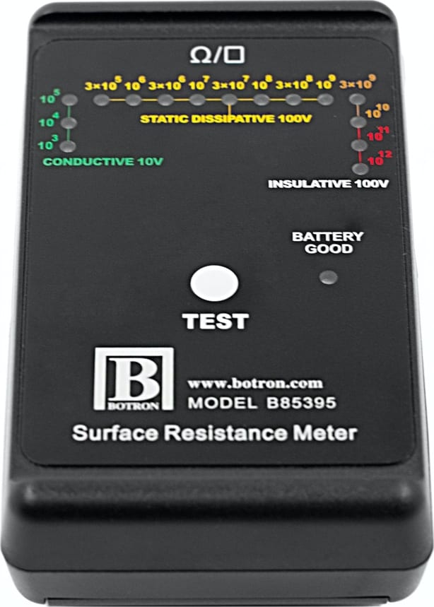 Botron B85395 - 15 Light Surface Resistivity Tester (Meter only, without 5lb Weights)