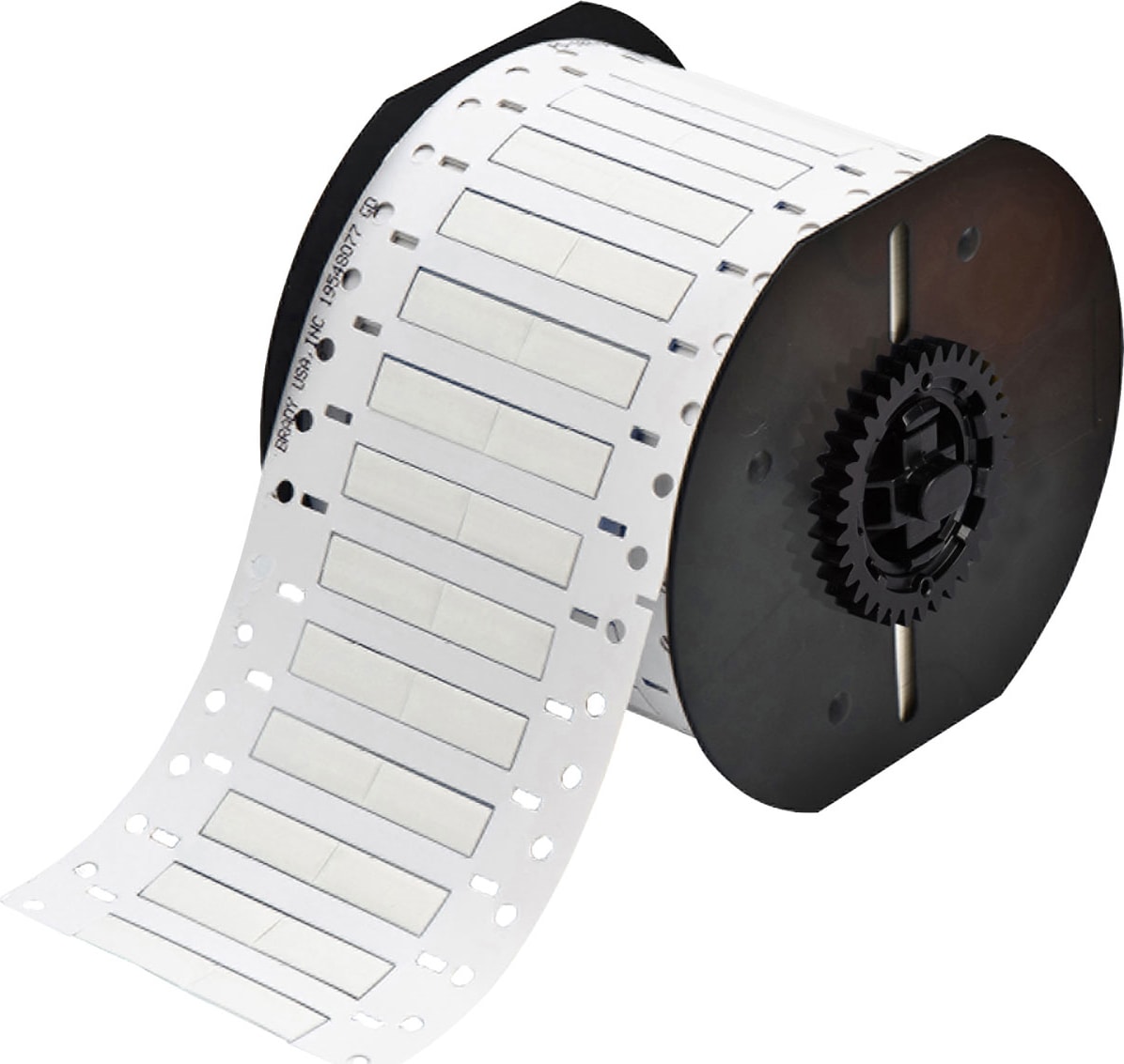 Brady B33-187-2-312-2 - BBP33 PermaSleeve, 0.187' Dia x 1' W, Polyolefin, White, Roll of 1500 Labels