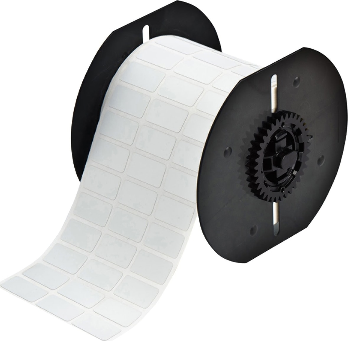 Brady B33-5-486 - Metallized Polyester w/ Permanent Rubber-based Adhesive Labels, 0.5' x 1', 5000/Roll
