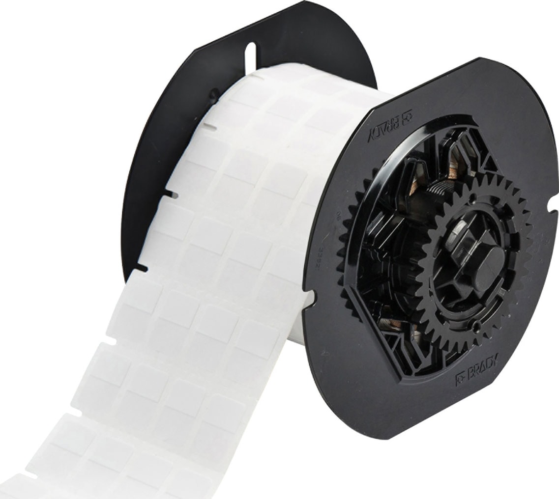 Brady B33-80-427 - Self-Laminating Vinyl Wrap Around Labels for B33 Printers - 0.937' x 0.75'