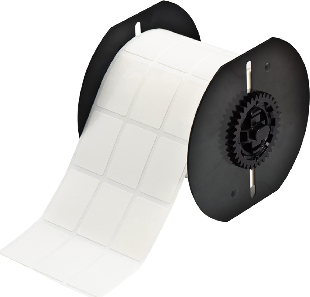 Brady B33-89-498 - Coated Vinyl Cloth w/Repositionable Adhesive Labels, 1.437' x 1'