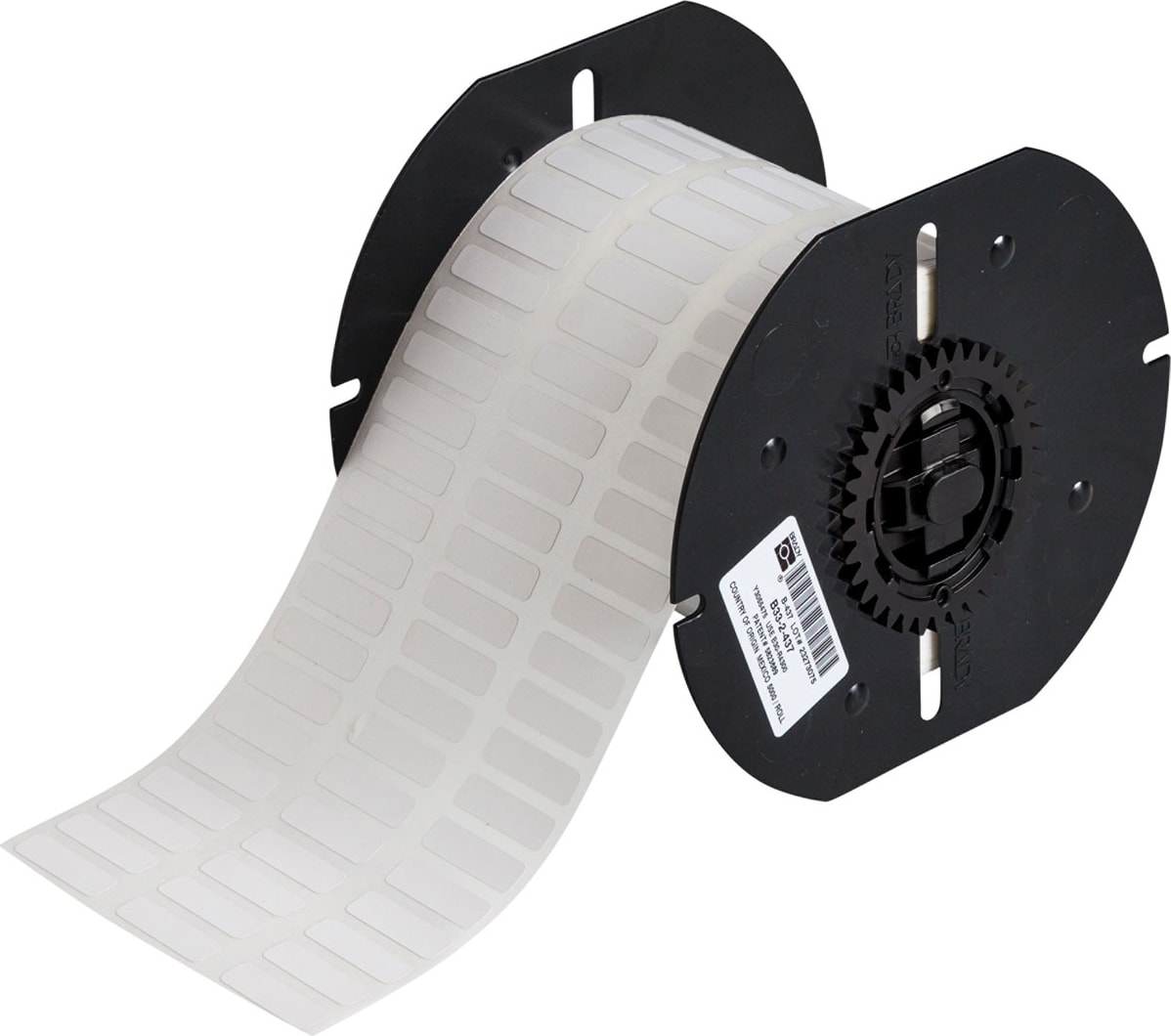 Brady B33-2-437 - Tedlar Polyvinylflouride w/ Permanent Adhesive Wire Marking Labels, 0.25 x 0.9'