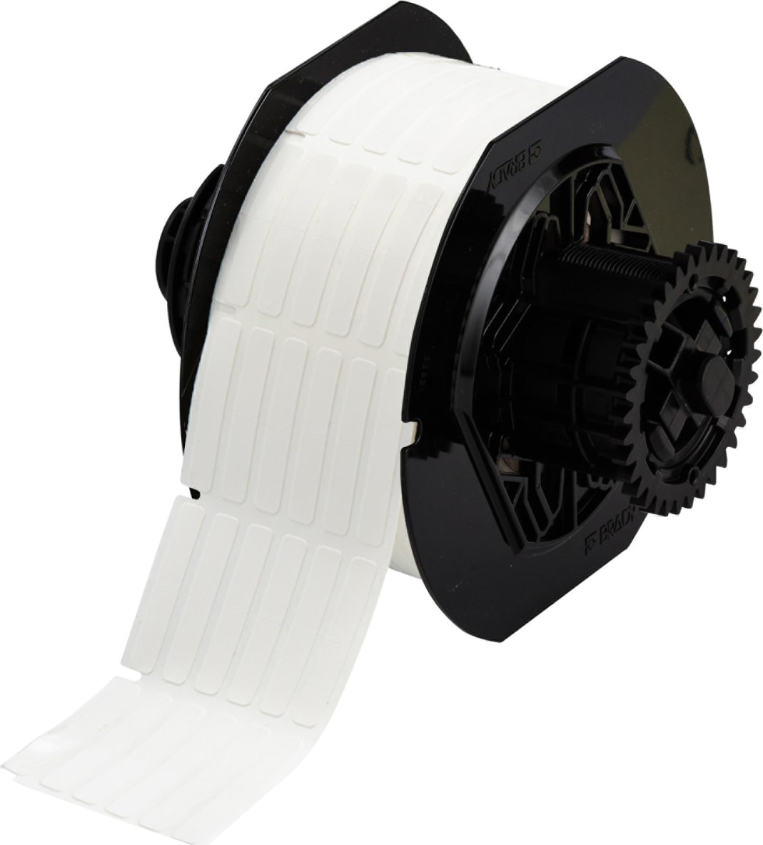 Brady B33-90-498 - Coated Vinyl Cloth w/Repositionable Adhesive Labels, 1.437' x 0.25'