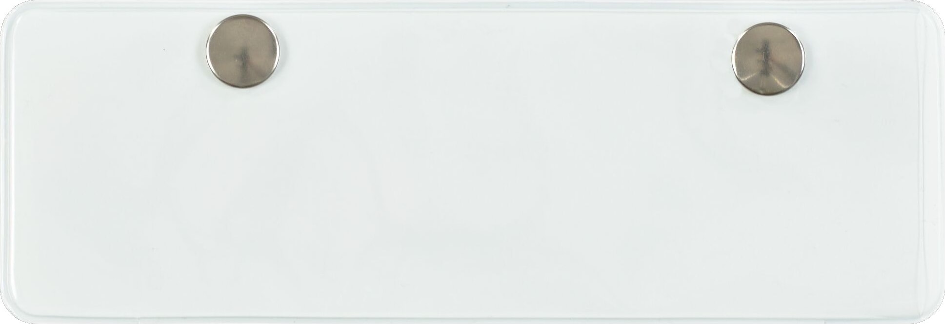 Lewis Bins CH20 - Snap-On Cardholder, 2 Snaps, 6.50 x 2.25