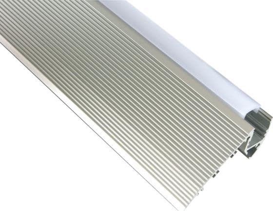 Velleman CHLAP6 Aluminum Led Profile for Led Strips - Stair - 6 1/2 Ft