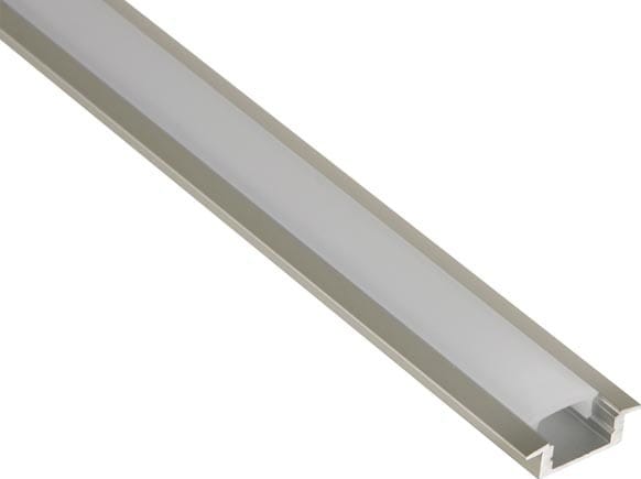 Velleman CHLAP9 Aluminum Led Profile for Led Strips - Recessed Slim Line 7MM - 6 1/2 Ft.