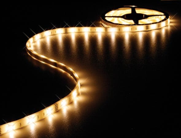 Velleman CHLS11WW Flexible IP68 Waterproof Led Strip - Warm White - 150 LEDs - 16 Ft - 12Vdc