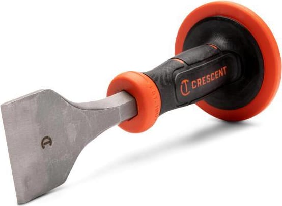 Crescent CFCH212H - Flooring Chisel w/Handguard, 2-1/2' Blade Length, 10' OAL