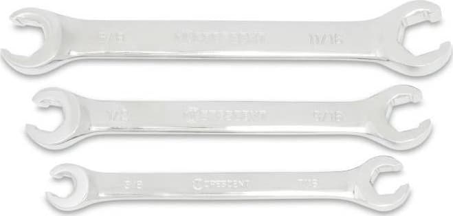 Crescent CFNWS0-05 - Flare Nut Wrench Set, SAE, 3/Pcs