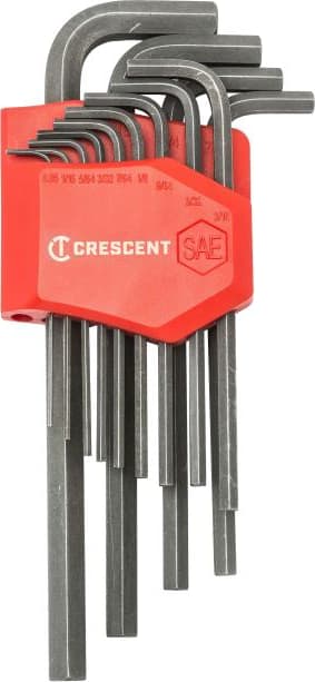 Crescent CHKLASAE13 - Hex Key Set, Long Arm, SAE, 13/Pcs