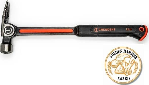 Crescent CHSFRM22 - Face Framing Hammer, Steel Milled, 22 oz, 16' OAL