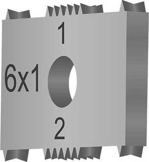 DeFelsko CHBLADE6X1 - Replacement Blade for PosiTest CH (1 mm / 6 Teeth)