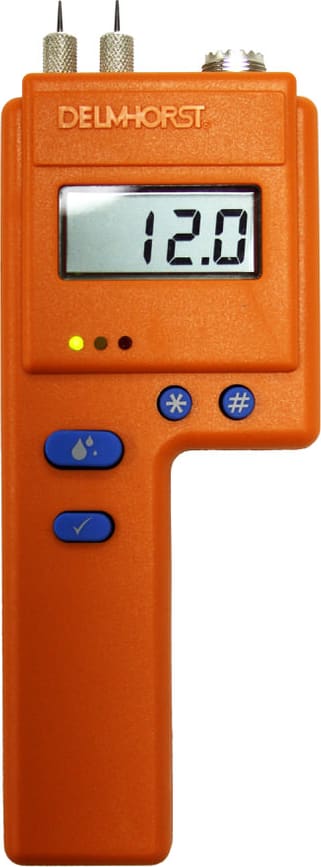 Delmhorst BD-2100 - Digital Moisture Meter with Carrying Case