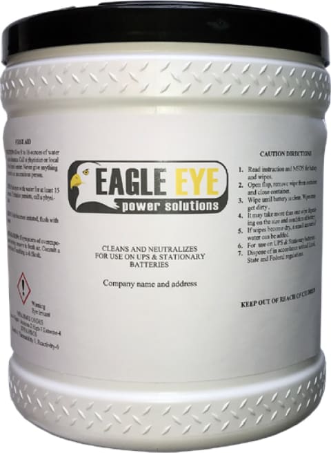 Eagle Eye BA-WIPE-HD Battery Wipes