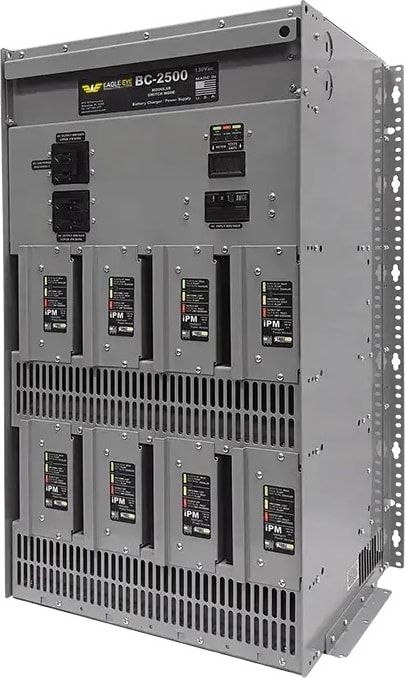 Eagle Eye BC25000488008111111EE - BC-2500 Industrial Battery Charger (48V, 80A, 8-Bay, Includes GFD)