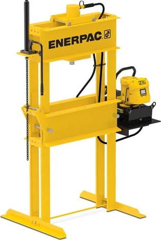 Enerpac IPE5010 - H-Frame Hydraulic Press with RC5013 & ZE4320SBN, 50 Ton