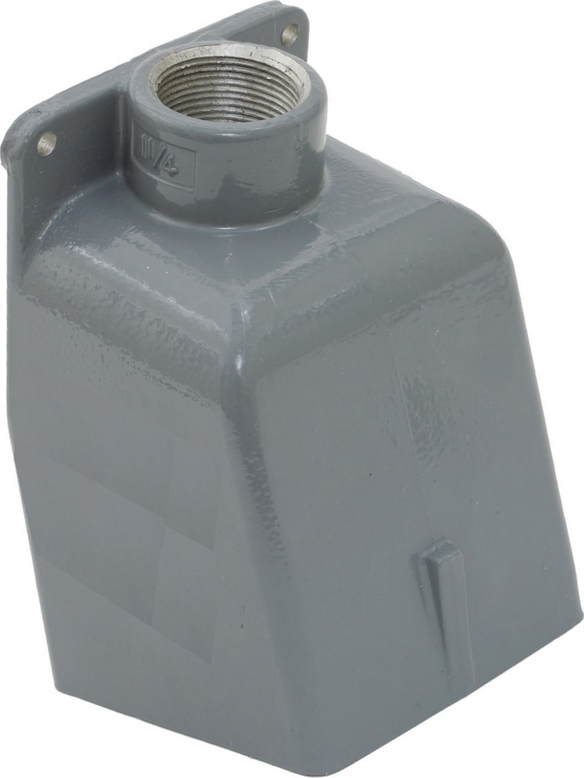 Ericson BB602W Back Box Ang20 60a Rcpt 1-1/2' Hub