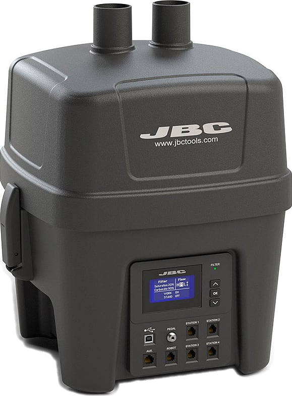 JBC FAE1-2A - Fume Extractor (Hoses/Nozzles Sold Separately) - 230 VOLT VERSION