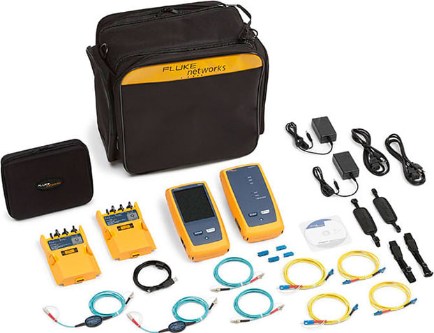 Fluke Networks CFP-100-Q-W CertiFiber PRO Quad Optical Loss Test Set with Wifi