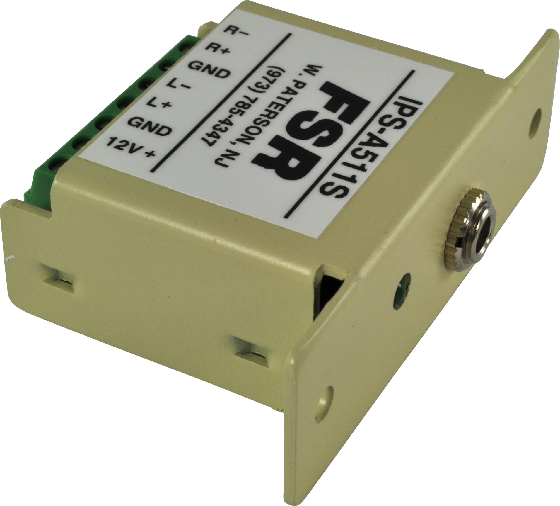 FSR IPS-A511S-IVO - IPS Audio Insert, 1/8' Stereo Jack to Balanced Screw Terminal