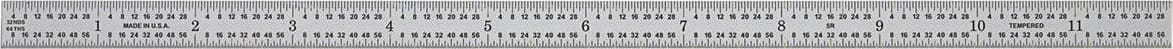 General Tools CF1245 - Ultratest Flexible Steel Ruler with 5R Graduations, 12 in.