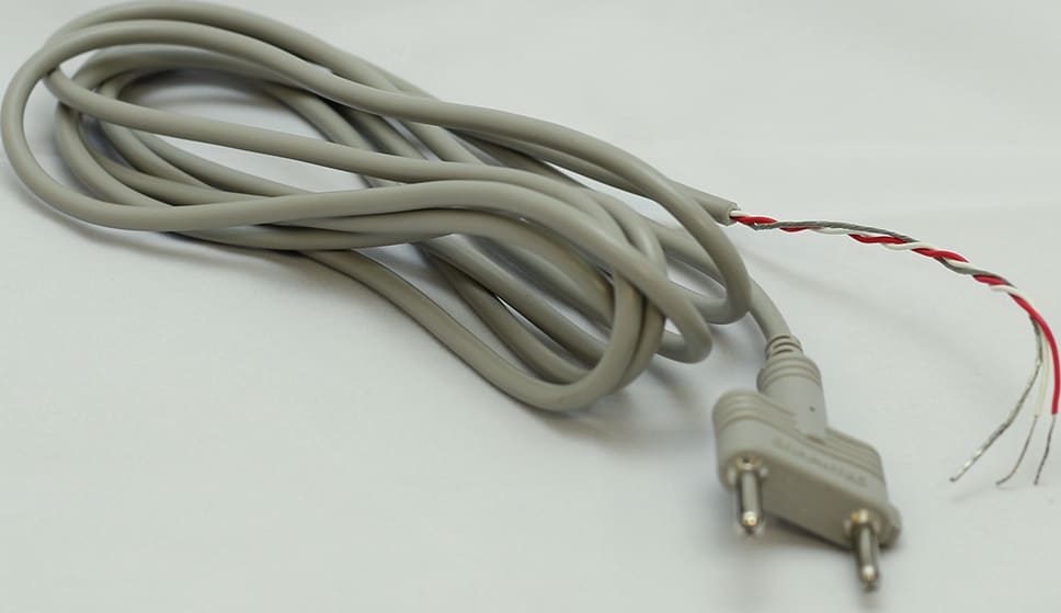 Graphtec B-331 (Banana) to Bare Tips Input Cable Set (8 Channels) 2-pin Cable