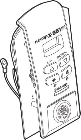 Hakko B3732 PCB with Front Panel and Receptacle and Button Set