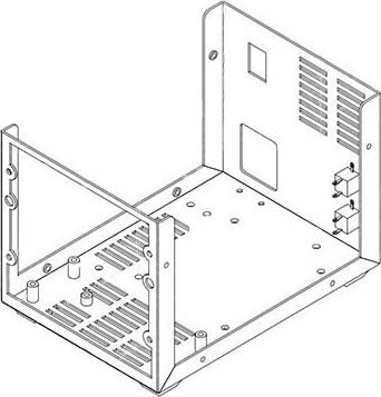 Hakko B3398 Chassis with Rubber Foot for Hakko FM-203 Soldering System