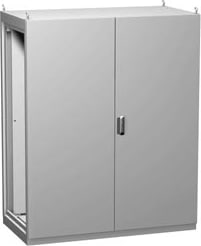 Hammond IMET18168 Modular Double Door Modulating Freestanding Enclosure - 1800 x 1600 x 800 - Steel/Beige