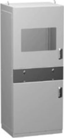 Hammond IPC1678 Modular PC Enclosure wiith Window Door - 1600 x 700 x 800 - Steel/Beige