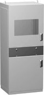 Hammond IPC1886 Modular PC Enclosure wiith Window Door - 1800 x 800 x 600 - Steel/Beige