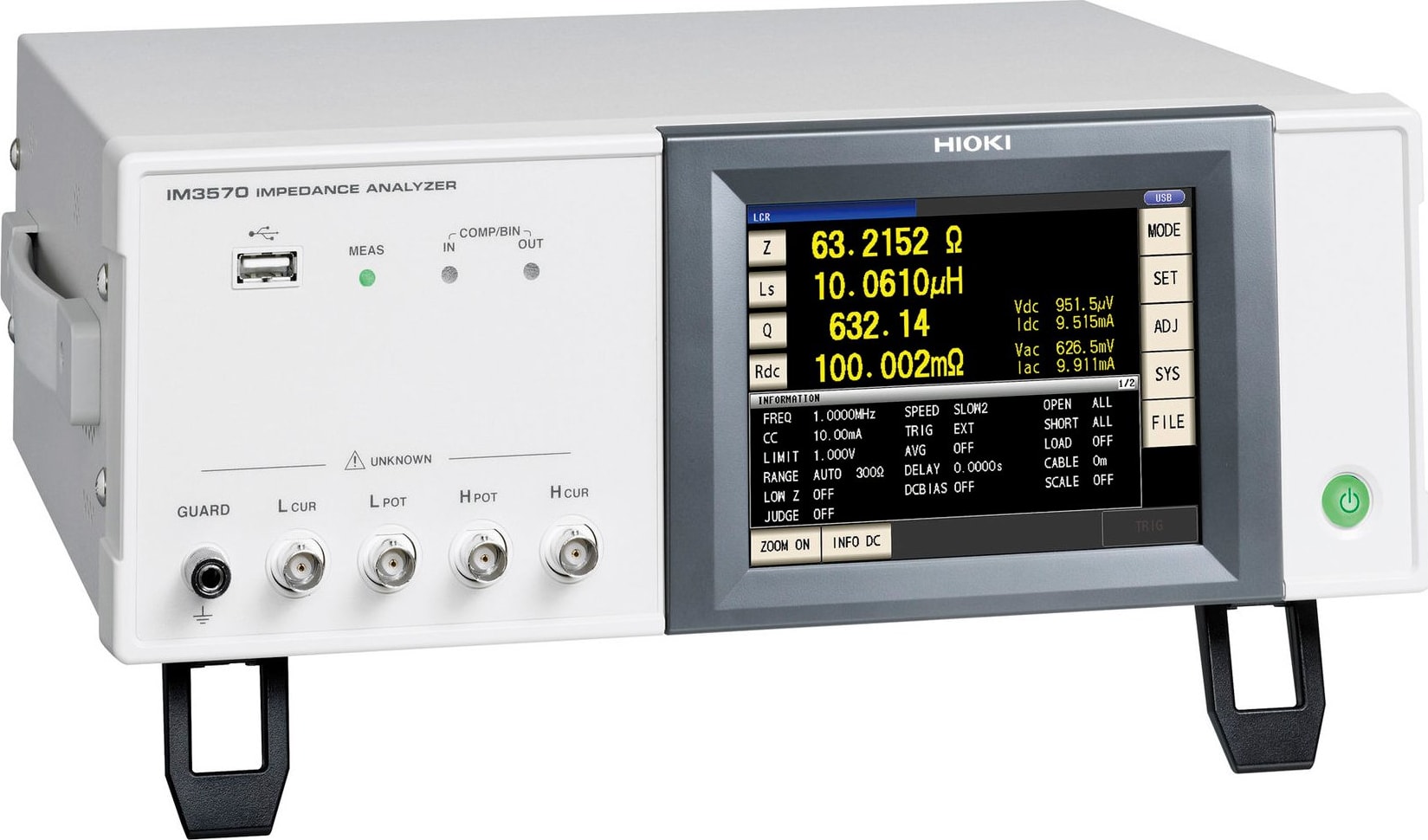 Hioki IM3570 Impedance Analyzer (5MHz)