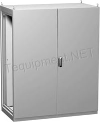 Hammond IMET20125 Modular Double Door Modulating Freestanding Enclosure - 2000 x 1200 x 500 - Steel/Beige